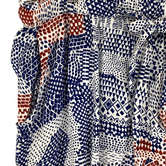 Hei Hei Anthropologie Nouveau Harem Jogger Pants‎ Size XL Xlarge  Red Blue - Picture 4 of 11